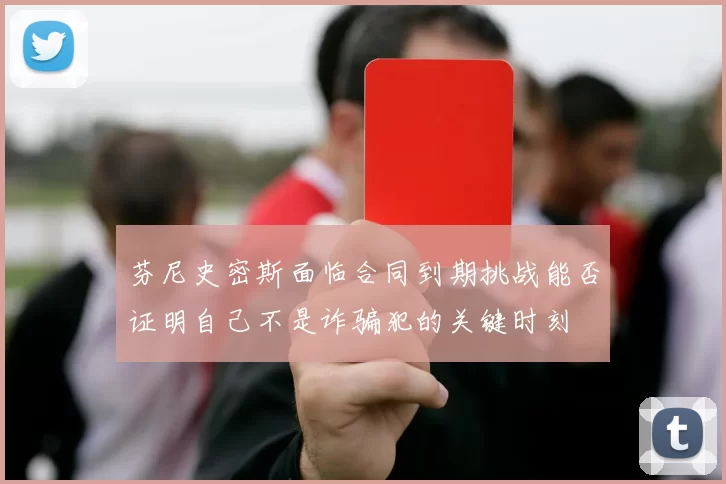 芬尼史密斯面临合同到期挑战能否证明自己不是诈骗犯的关键时刻