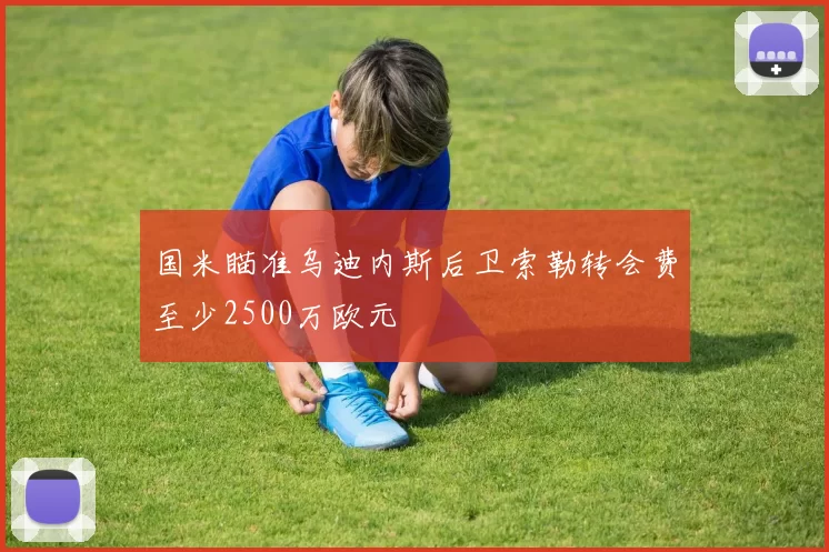 国米瞄准乌迪内斯后卫索勒转会费至少2500万欧元